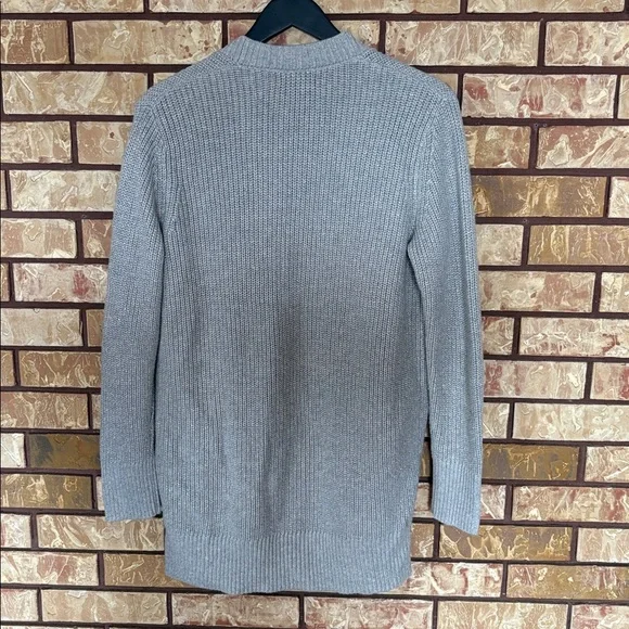 Banana Republic Light Gray Open-Front Cardigan size M brand new with tag - Picture 3 of 5